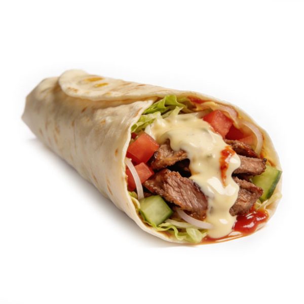 Dueruem kebab mit mozzarella