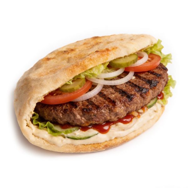 Hamburger im taschenbrot