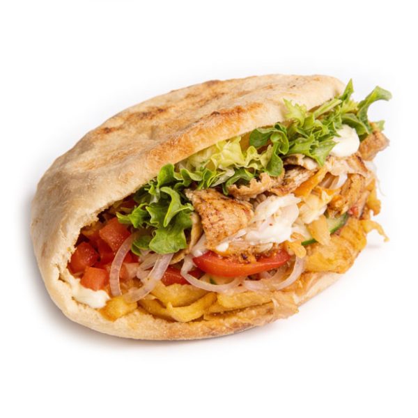Poulet pepito taschenbrot