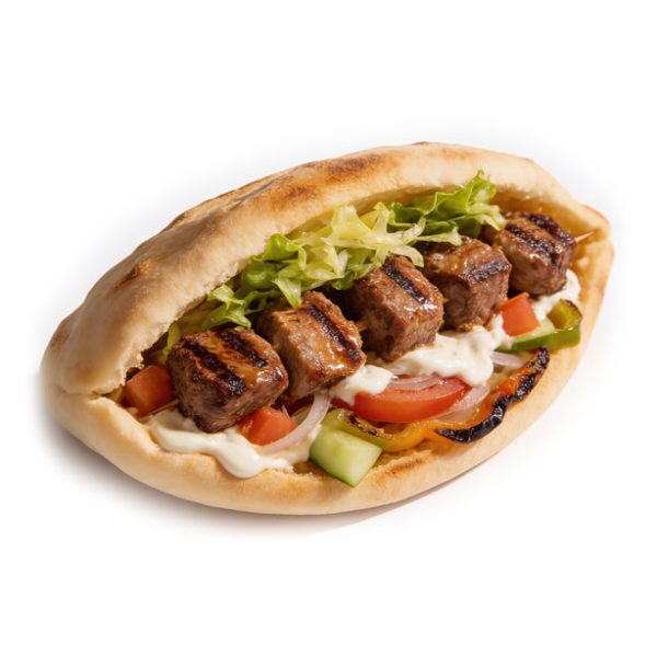 Schisch kebab kalb taschenbrot